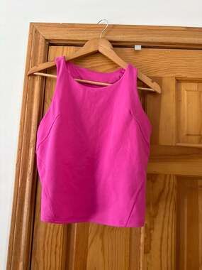 Lululemon Invigorate Training Tank Top in Pink